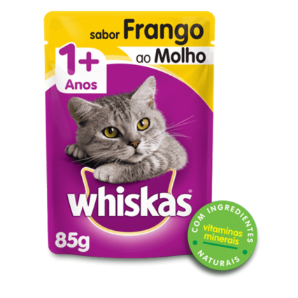 Sache Whiskas Adulto Sabor Frango 85G