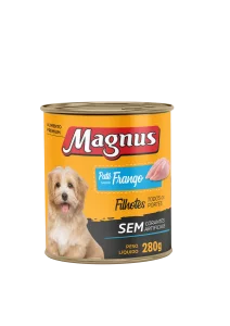 Patê Magnus para Cães Filhotes Sabor Frango Lata 280G