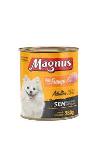 Patê Magnus para Cães Adultos Sabor Frango Lata 280G