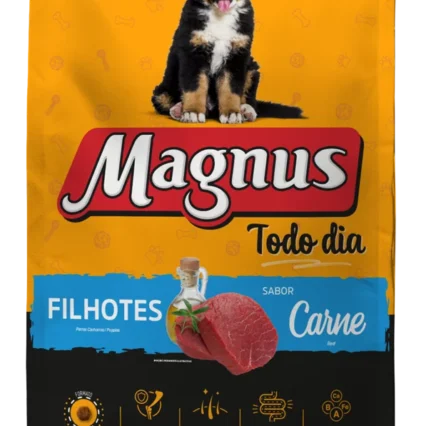 Ração Magnus Todo Dia para Cães Filhotes Sabor Carne