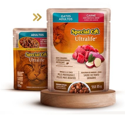 Sache Special Cat Ultralife Adultos Sabor Carne 85G