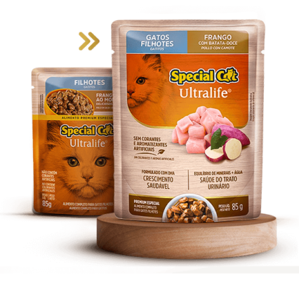 Sache Special Cat Ultralife Filhotes Sabor Frango 85G