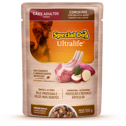 Sache Special Dog Ultralife Adultos Sabor Cordeiro 100G