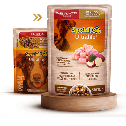 Sache Special Dog Ultralife Filhotes Sabor Frango 100G