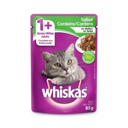 Sache Whiskas Adulto Sabor Cordeiro 85G
