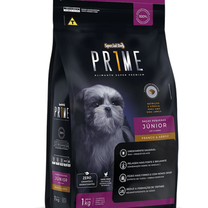 Ração Special Dog Prime para Cães Junior de Raças Pequenas Sabor Frango