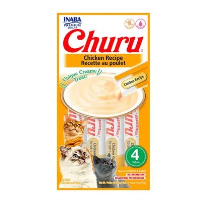 Petisco Churu Sabor Galinha para Gatos