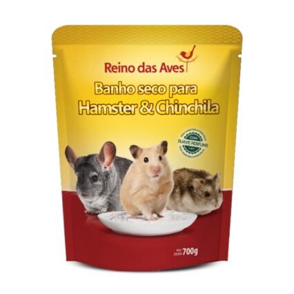 Banho a Seco para Hamster e Chincila