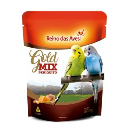 Ração Reino das Aves Gold Mix Periquito 500G