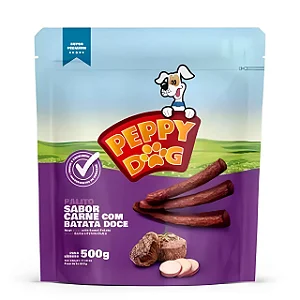 Palitinho para Cães Peppy Dog sabor Carne com Batata Doce