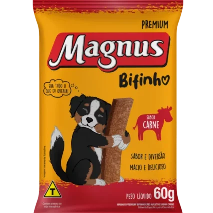 Bifinho Magnus Cães sabor Carne 500g