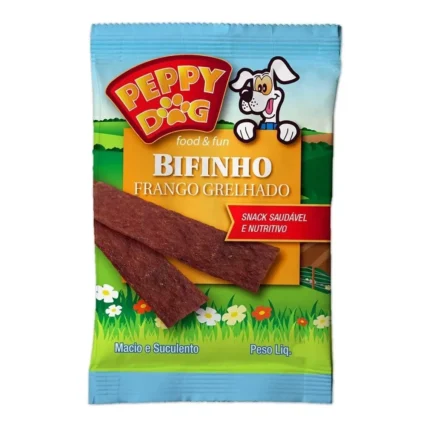 Bifinho para Cães Peppy Dog sabor Frango Grelhado